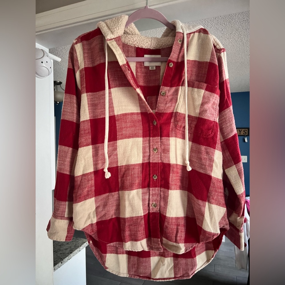 American eagle Flannel button up shirt